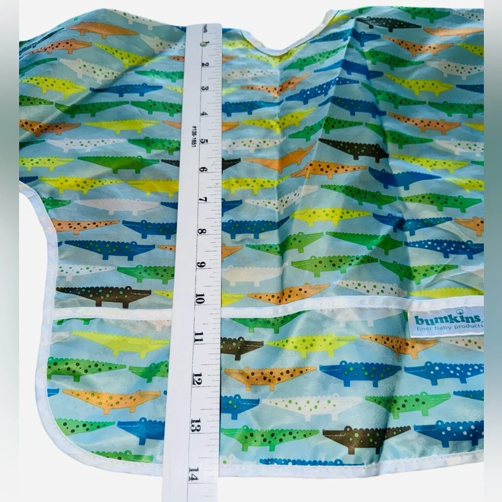 Bankins Dinosaurs SUV 14 Long Sleeve Soft and Lightweight, Bib for Meals, 6-24M